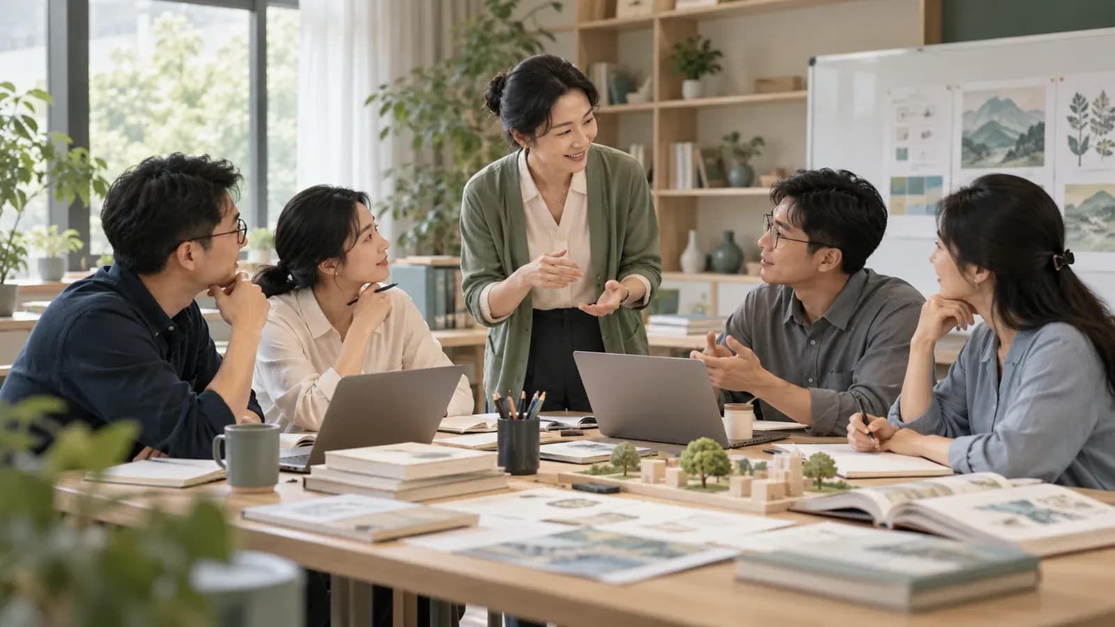 AI 课程落地与教师培训服务，AI 生成概念配图